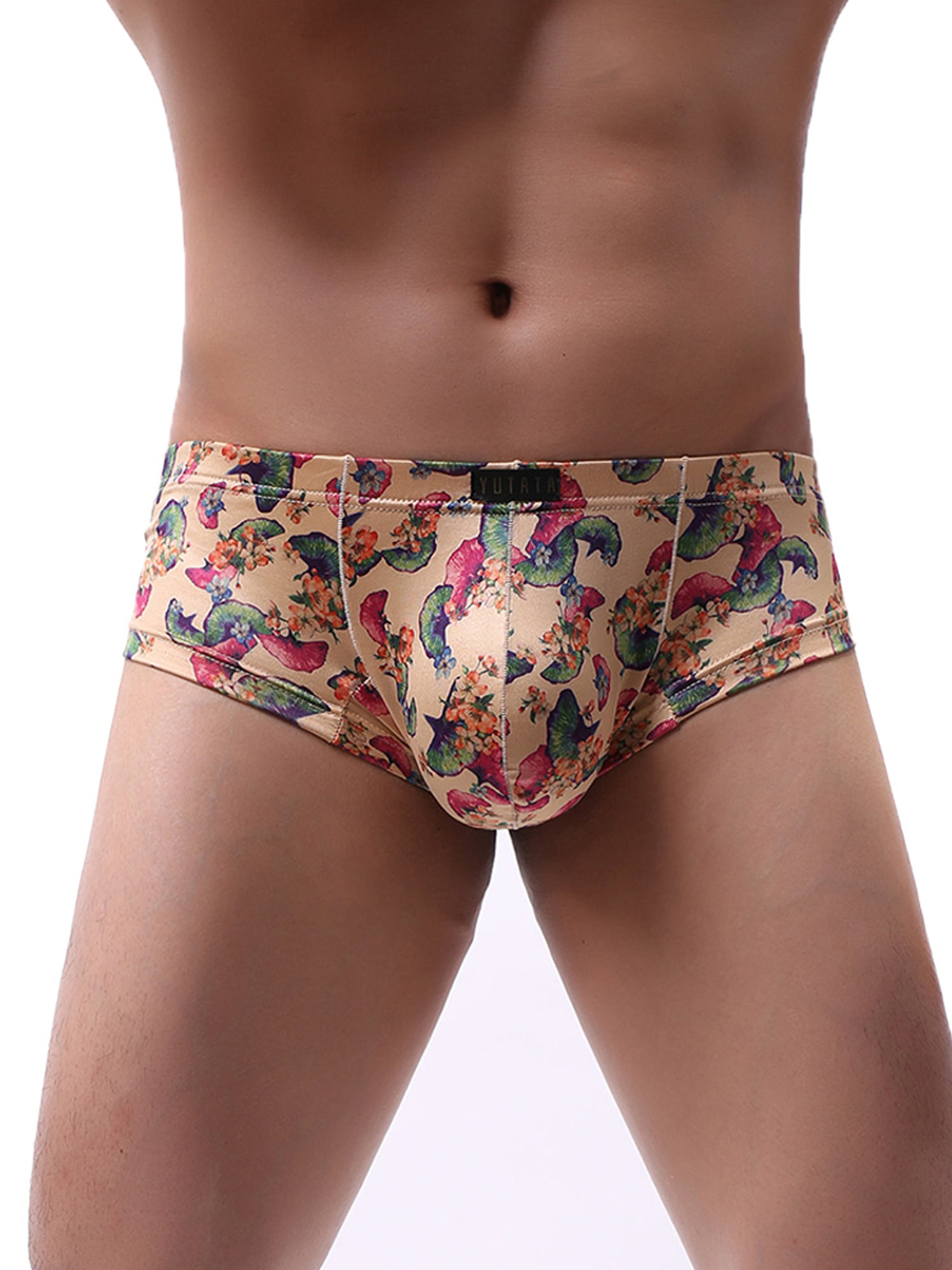 Cute Animals Floral Boxer Briefs Mens Underwear Pack Seamless Comfort Soft 