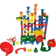 thumbnail image 3 of YOPTOP Ensemble de Piste en Marbre 112 Pcs - Jouets pour Enfants, Piste de Course en Marbre Éducative STIM, Blocs de Construction de sous-Verres Labyrinthe en Marbre, 3 of 5