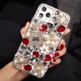 thumbnail image 1 of Case for iPhone Case,iPhone Case,3D Handmade Bling Rhinestone Diamonds Luxury Sparkle Rhinestones Case Girls Women Full Crystals Bling Diamond Case Cover for iPhone iphone 13Pro Max, 1 of 5