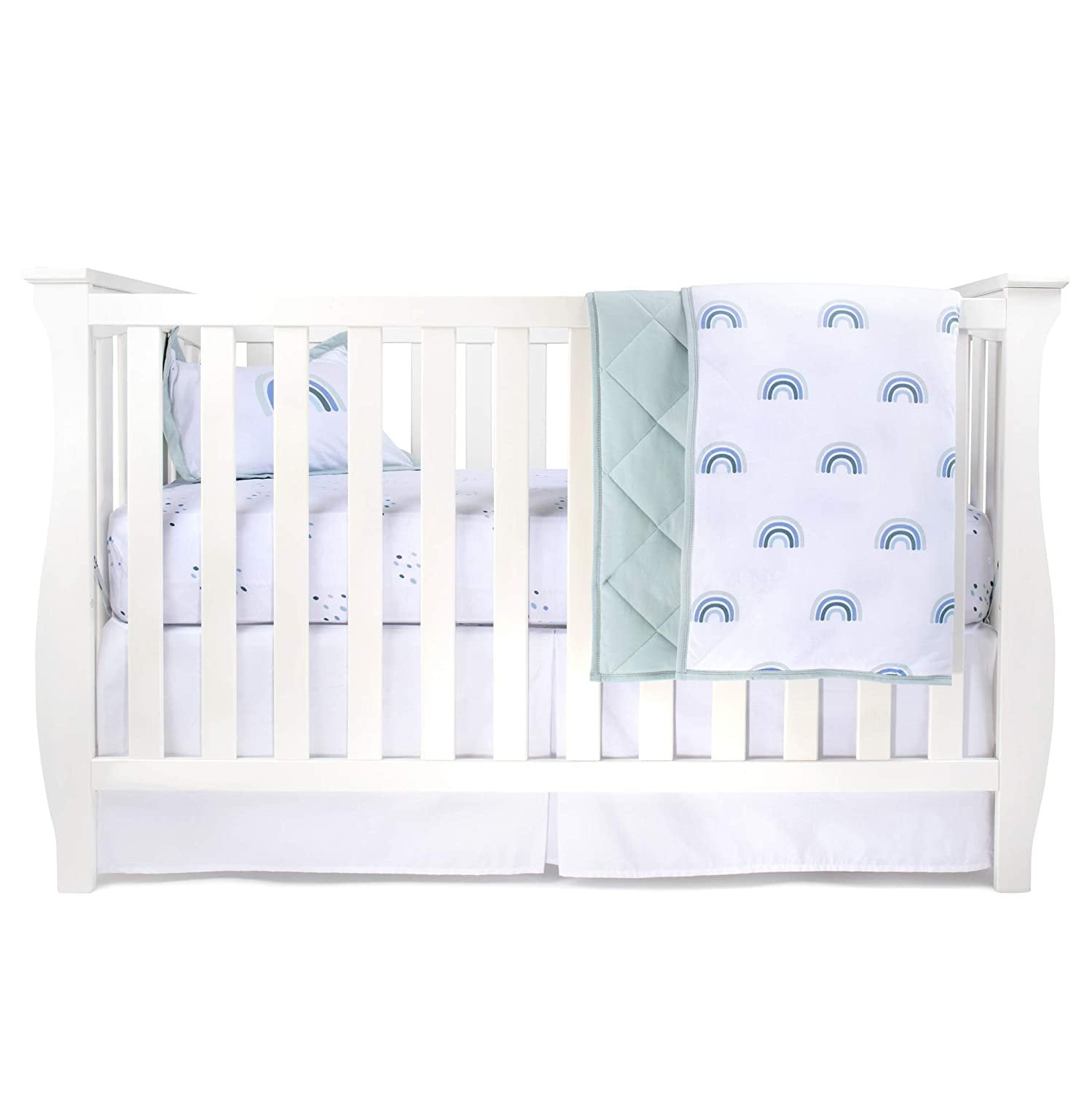 quilted crib sheet