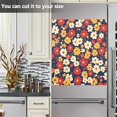 thumbnail image 3 of Yayeee Magnetic Dishwasher Cover for The Front Decoration Home Kitchen Machine Sticker Protector, Red Floral, 3 of 6