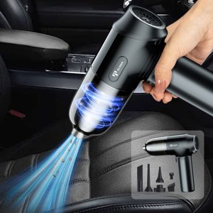 Danhjin Automotive Aspirateur de voiture sans fil Nettoyeur d'aspirateur Multifonctionnel à aspiration domestique à main Pompe à explosion Un nettoyant d'aspiration sans fil Aspirateurs portatifs