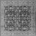 thumbnail image 1 of Ahgly Company Indoor Square Oriental Gray Industrial Area Rugs, 5' Square, 1 of 4
