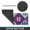 thumbnail image 6 of Multicolor Ethnic Geometric Patchwork Pattern Kitchen Rugs Sets Of 2,Anti Fatigue Kitchen Mat Rugs Non Slip Washable,Decorative Kitchen Floor Mats for Kitchen,Sink,Laundry,17"x30"+17"x47", 6 of 7