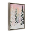 thumbnail image 2 of Stupell Industries Contemporary Peachy Pastel Winter Forest Brown Floating Frame Canvas Art, 17 x 21, by The Prints Vibe, 2 of 8