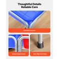 thumbnail image 6 of VEVOR Sensory Table for Toddlers, Kids 4-Station Sand and Water Adjustable Play Table with Detachable Storage Bins and Non-Slip Feet, Carbon Steel Frame, Rounded Corners, for Boys and Girls Exploring, 6 of 9