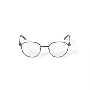Walmart Men's MV009 Adrian Round Prescription Eyeglasses with Case, Gray