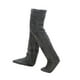 thumbnail image 4 of Calcetines altos por encima de la rodilla para hombre y mujer, calcetines para botas, pantuflas de felpa suaves, medias para piernas Longitud de pierna 55cm, 4 of 9