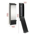 thumbnail image 3 of Door Stopper No Drilling Required - Portable Kick Down Door Stop for Bottom of Door, Durable Metal Door Holder to Keep Open, Universal Non- Base, Fits Most Interior/Exterior Doors, 3 of 7