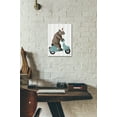 thumbnail image 3 of Epic Graffiti 'Rhino on Moped,' by Fab Funky, Canvas Wall Art, 12"x16", 3 of 3