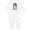 AA-White, variant on Level 1 Human Baby Romper Coveralls