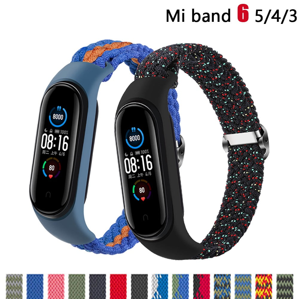 Adjustable Nylon Braided Strap for Xiaomi Mi Band 4, Bahrain Ubuy