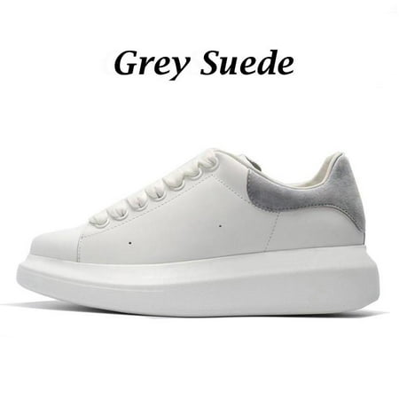 

2022 Fashion designer white Black shoes classic suede velvet leather women womens flats platform oversized sneaker men mens espadrille flat sole sneakers