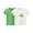 Green/White, variant on 2-Piece Girls Cute T-Shirt Kids Summer Short Sleeve Tops Car Casual Cotton Trendy Crew Neck Graphic Tees Loose Blouses, Green/White, 6 Years