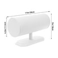 thumbnail image 2 of Yardwe Hairband Display Stand White Linen Rectangular Simple Design for Hair Accessories at Home or Store, 2 of 8