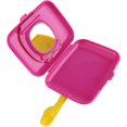 thumbnail image 3 of Jinsinto Boîte de Lingettes Humides, Distributeur de Lingettes Humides Portable pour Bébé, Étui Réutilisable pour Poussette, Pratique pour Voyage (Blanc+rose), 3 of 5