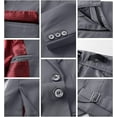 thumbnail image 5 of Lycody Boys Suits Black Suit for Boy Slim Fit Formal Toddler Kids 7Pcs Vest Dress Pants Blazer, 5 of 7