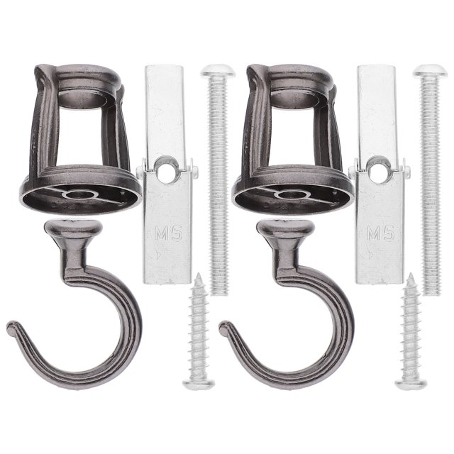AURARMLET 1Jgo Gancho Negro Para Con Resistencia Para Plantas Colgantes Y Decoraciones