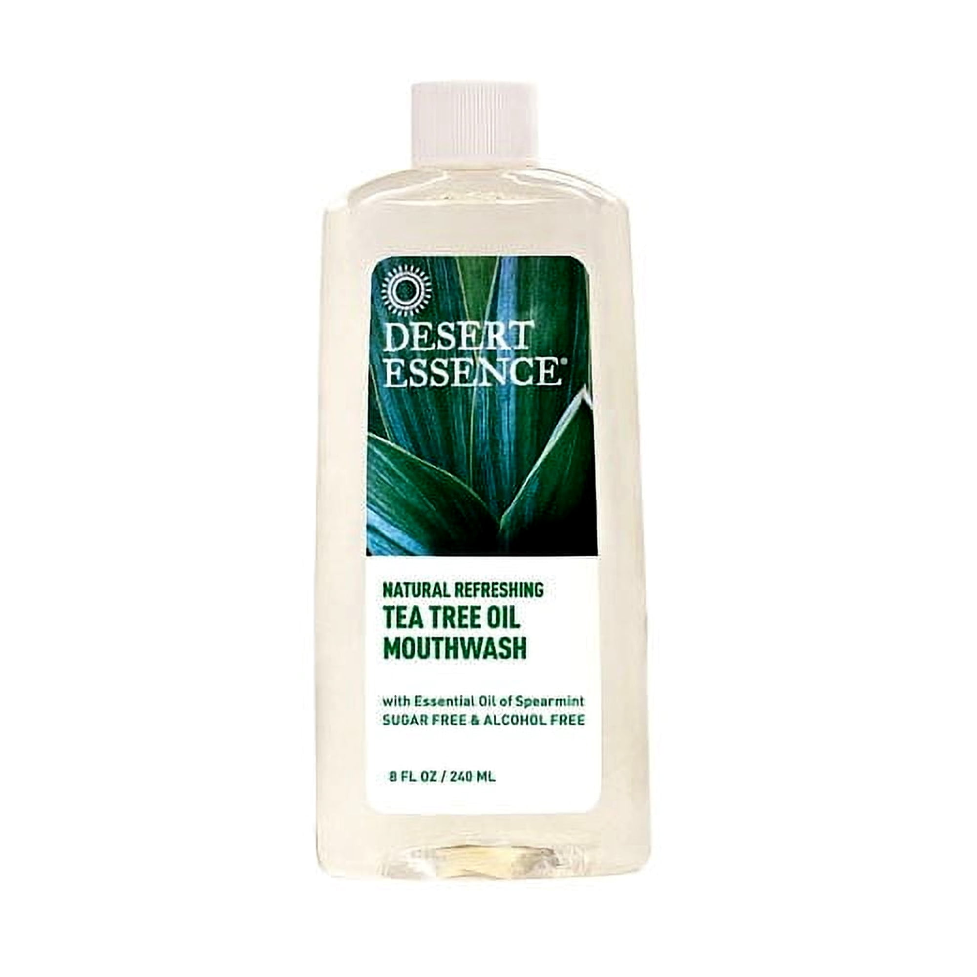Desert Essence Tea Tree Oil Mouthwash, Spearmint , 8 fl oz (237 ml)