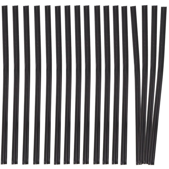 800pcs 10cm Colorful Metallic Ties Bread Candy Bag Ties for Birthday Party Wedding Party (Black)