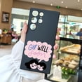 thumbnail image 2 of Destaca entre la multitud con una funda de teléfono de goma TPU con patrón de dibujos animados única y creativa para iPhone, 2 of 4