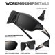 thumbnail image 3 of Gafas de sol QALLY polarizadas para hombre, deportivas, con protección UV400, 3 of 6