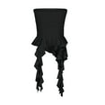 thumbnail image 5 of Ovbmpzd Women Tank Tops Going Out Black Y2k Square Neckline Skinny Sleeveless Stretchable Tank Tops for Women,S, 5 of 5