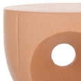 thumbnail image 3 of Safavieh Abbi Modern Magnesium Oxide Oval End Table, Terracotta, 3 of 9