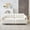 Beige, variant on AOOWOW 83.5 Inch 2 Seater French Vintage Cloud Sofa, Cream Style Upholstered Couch with Linear Design and Hidden Storage, Living Room Furniture - Black