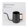thumbnail image 3 of Regadera para plantas de interior PENGJJMXG 35 oz/1000 ml Acero inoxidable Pico largo Blanca, 3 of 5