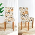 thumbnail image 3 of Yayeee 4 Pack Dining Chair Covers Stretch Parson Chairs Slipcovers Seat Protector, Beige Fall Books, 3 of 6