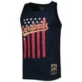 thumbnail image 2 of Men's Mitchell & Ness Navy St. Louis Cardinals Cooperstown Collection Stars and Stripes Tank Top, 2 of 3