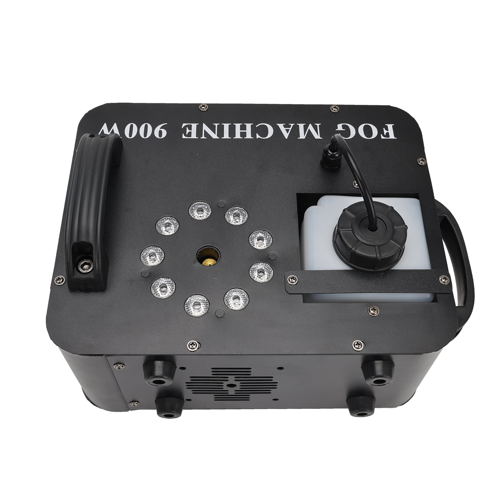 VIPQV Fog Machine, 900W Smoke Machine with Remote Control & RGB Light for Wedding Party Show