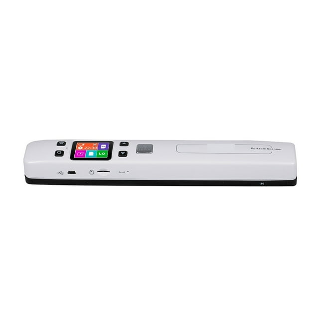 Mini 1050DPI Portable Handheld Scanner, Support TF Card Max 32GB Photo JPEG PDF Color Scanning Receipts Books A4 Document ,Easy to Use