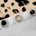 thumbnail image 4 of Homewish Abstract Flying Butterflies Black Out Curtains for Female Men Adults,Leopard Print Curtains Pack of 2 (42x63 Each),Black Brown Bedroom Curtains,Lightweight Room Decor, 4 of 6