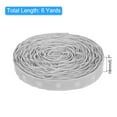 thumbnail image 2 of Uxcell 6 Yard Snap Button Tape for Sewing Cotton Snap Button Trim Fastener Buckles Tape for Clothes DIY, Grey, 2 of 7