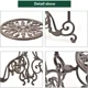 thumbnail image 3 of Estante plegable for plantas de metal de 3 niveles, soporte for macetas vintage de 24 pulgadas de alto, soporte for plantas con gradas for interiores y exteriores, 3 of 6