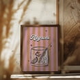 thumbnail image 6 of Negroni Drink on Stripes Framed Art Modern Wall Decor, 6 of 15