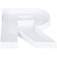 thumbnail image 1 of WENPACK 8" Small Fillable Cardboard Letter Shaped Paper Mache Cutouts Candy Tray Food Container®, 1 of 4