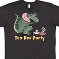 thumbnail image 4 of Inktastic Funny Tea Rex Party T-Shirt, 4 of 5