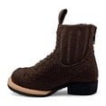 thumbnail image 2 of The Western Shops Infant Kids Python Print Leather Ankle Boot, 2 of 7