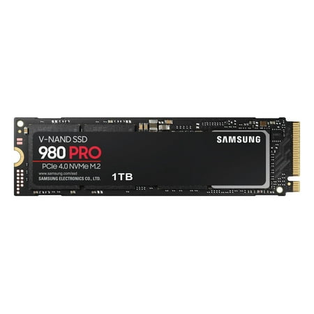 Samsung 980 PRO MZ-V8P1T0BW 1 TB Solid State Drive, M.2 2280 Internal, PCI Express NVMe (PCI Express NVMe 4.0 x4)