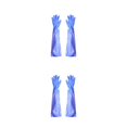 thumbnail image 1 of Naiovety 1 Pair Cleaning Glove Washing Mitten Thicken Fishing Household Pond Long Accessories Gloves Wear-resistance Non-slippery Sleeve largo/caliente 2piezas, 1 of 6