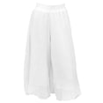 thumbnail image 5 of GOOHOCHY Women Linen Wide Leg Pants for Yoga Practice 1 Pair 33.5in, 5 of 8