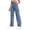 Blue, variant on Vedolay Womens Denim Pants Women's Baggy Jeans High Waisted Straight Leg Streetwear Vintage Pants,Blue M