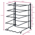 thumbnail image 3 of SunnyPoint Heavy Duty Kitchen Countertop Cabinet Pantry Pan, Pot Lid, and Pot Organizer Rack Holder, Bronze, 3 of 5