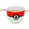 thumbnail image 1 of Pokemon Pokeball Ramen Bowl with Chopsticks, 1 of 3