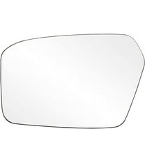 88207 - Fit System Driver Side Non-heated Mirror Glass w/ backing plate, Ford Fusion, Mercury Milan 06-10, 4 13/ 16" x 7 11/ 16" x 8 1/ 16" (w/ o Blind Spot)
