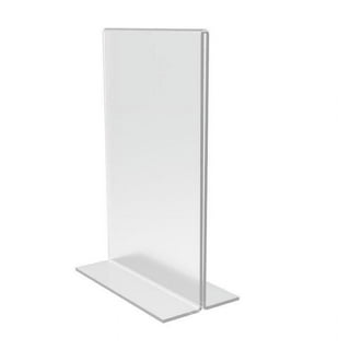 Menu Holder Counter Display Stands Lean Back Poster Holder Clear  PlasticA4A5 A6 
