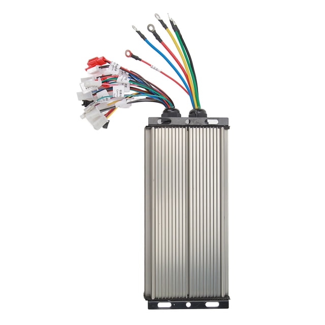 Controlador de scooter eléctrico, controlador de bicicleta eléctrica de 48 V, 60 V, 64 V y 72 V, controlador de bicicleta eléctrica sin escobillas, acabado de lujo